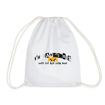 Quand le soleil se couche - Sac de sport léger - blanc - Devant