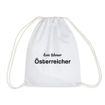 Österreicher kein Wiener Österreicher - Turnbeutel - Weiß - Vorne