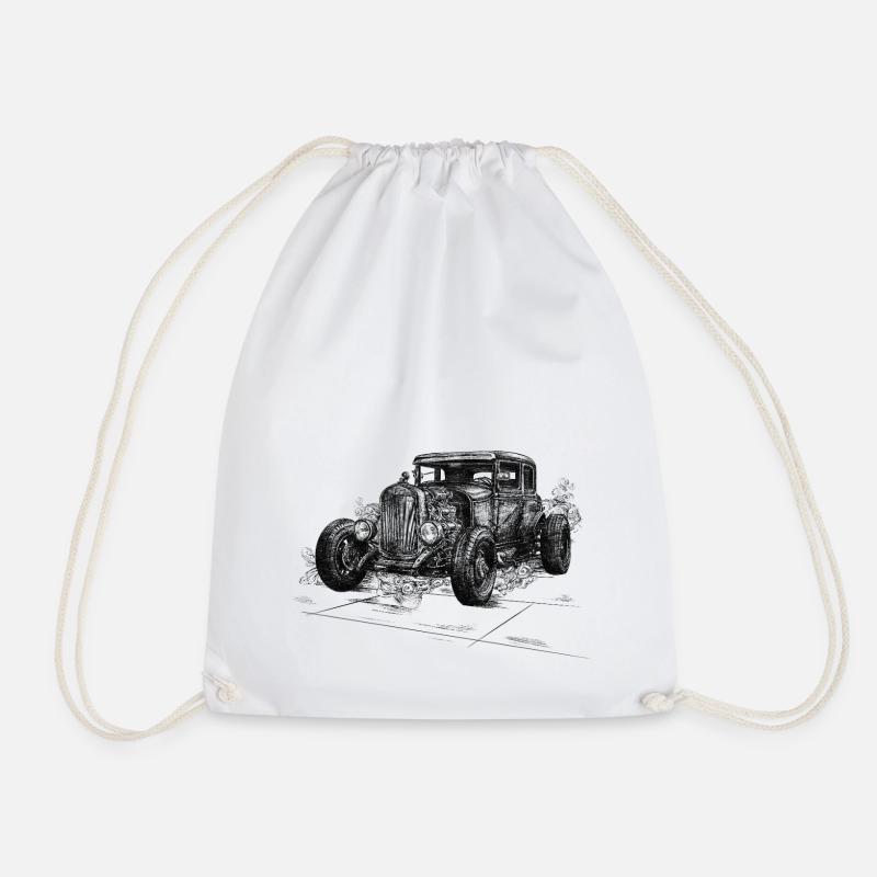 "Astra 1906": An Oldtimer's Legacy - Turnbeutel - Weiß