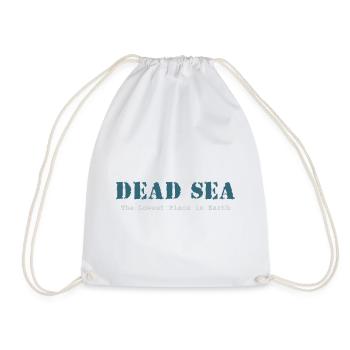 Dead sea Geschenk Spruch Jewish Hanukkah - Turnbeutel - Weiß - Vorne