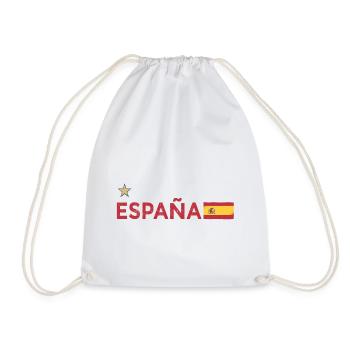 Espagne Maillot de football Drapeau espagnol - Sac de sport léger - blanc - Devant
