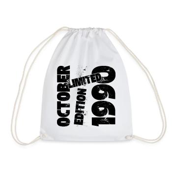 OCTOBER LIMITED EDITION 1990 - Drawstring Bag - white - Front