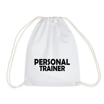 Personal trainer - Drawstring Bag - white - Front