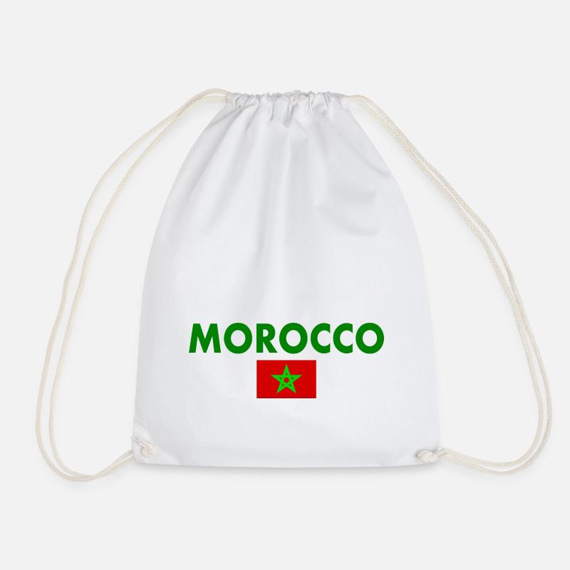 Maroc - Sac de sport léger - blanc