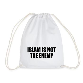 Islam is not the enemy - Sac de sport léger - blanc - Devant