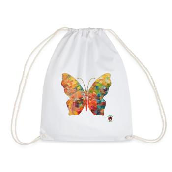 Schmetterling 1 - Energiekunst - Turnbeutel - Weiß - Vorne