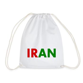 Iran - Turnbeutel - Weiß - Vorne