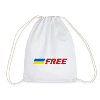 Ukraine - Turnbeutel - Weiß - Vorne
