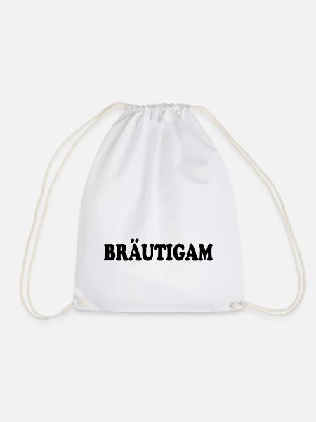 bräutigam - Turnbeutel - Weiß