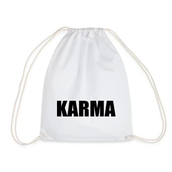 Karma - Turnbeutel - Weiß - Vorne
