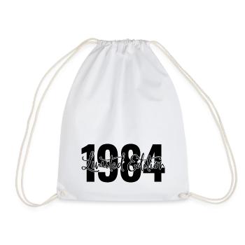 Limited edition 1984 - Drawstring Bag - white - Front