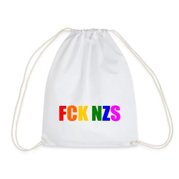 Fck nzs - Turnbeutel - Weiß - Vorne