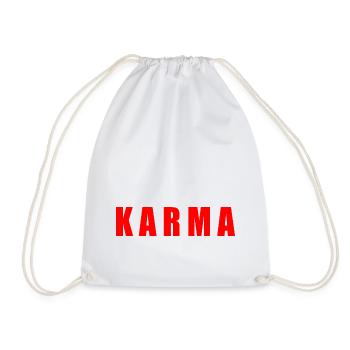 Karma - Turnbeutel - Weiß - Vorne