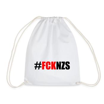 Fck nzs - Turnbeutel - Weiß - Vorne