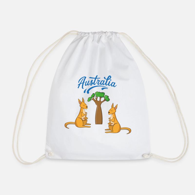 Australie - Sac de sport léger - blanc