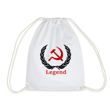 Russie Sovjet Lohr couronne bière couronne Marteau - Sac de sport léger - blanc - Devant