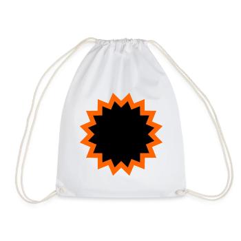 Patch Icon Vélo Patch Shirt Design - Sac de sport léger - blanc - Devant