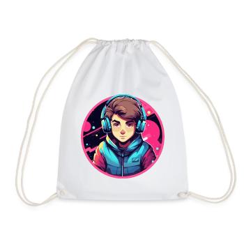 Le jeu est ma vie - Sac de sport léger - blanc - Devant
