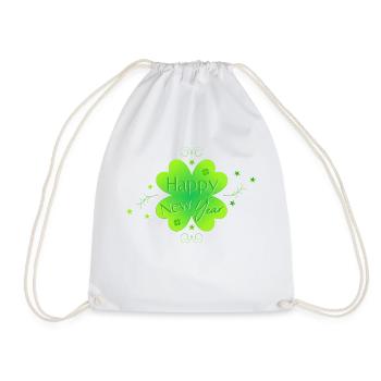 Happy New Year - Drawstring Bag - white - Front