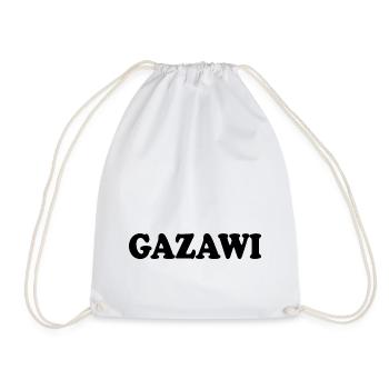 Gazawi gaza - Turnbeutel - Weiß - Vorne