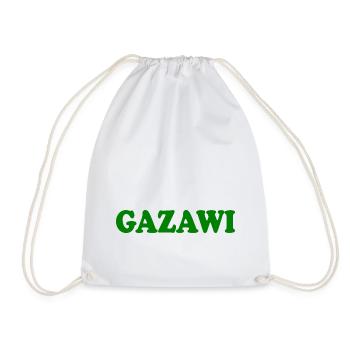 Gazawi gaza - Drawstring Bag - white - Front