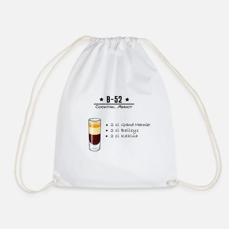 B-52 - Drawstring Bag - white
