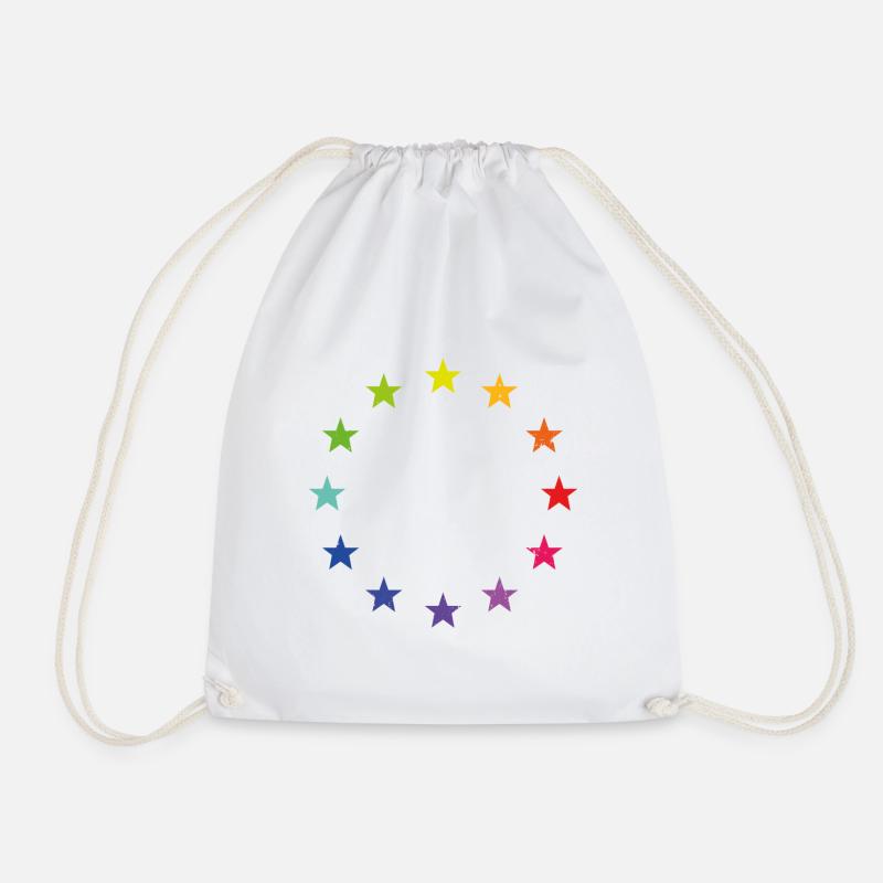 Europa LGBT Geschenk - Turnbeutel - Weiß