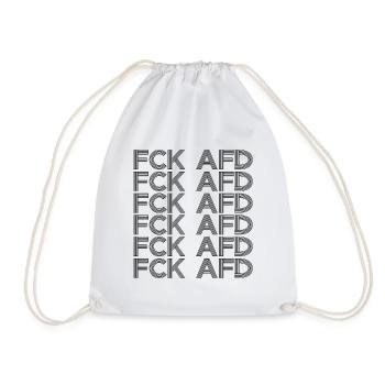 Fuck AFD politique cadeau - Sac de sport léger - blanc - Devant