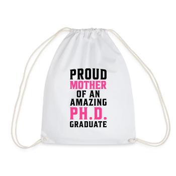 Fière maman d'un incroyable cadeau de doctorat - Sac de sport léger - blanc - Devant