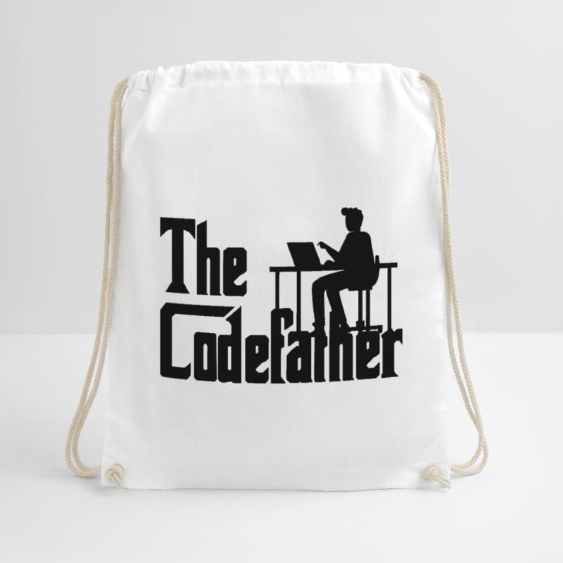 The Codefather Coding Programierer Geschenk Turnbeutel