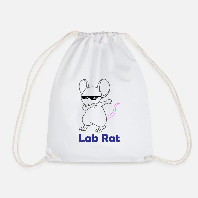 Dab Lab Rat Labor Laborant Geschenk - Turnbeutel - Weiß