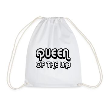 Cadeau de laboratoire de laboratoire de la Reine du laboratoire - Sac de sport léger - blanc - Devant