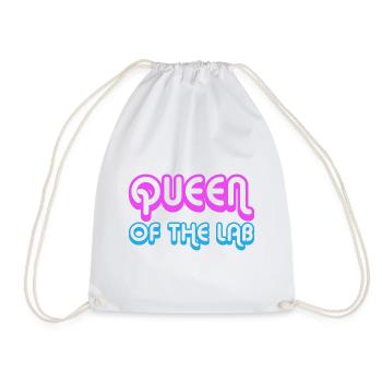 Cadeau de laboratoire de laboratoire de la Reine du laboratoire - Sac de sport léger - blanc - Devant