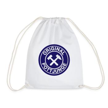 Original Pottjunge Ruhrpott Heimat Geschenk - Turnbeutel - Weiß - Vorne