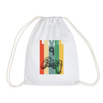 Pari cadeau joueur de niveau 9 - Sac de sport léger - blanc - Devant