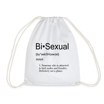 Bisexual LGBTQ Pride Month Gay Lesbian - Turnbeutel - Weiß - Vorne