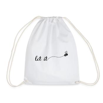 Que ce soit le nid d'abeille apiculteur - Sac de sport léger - blanc - Devant