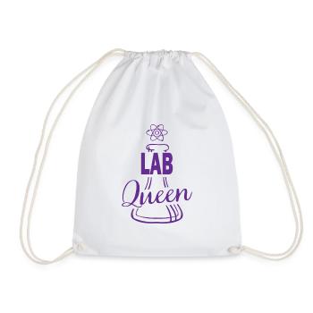 Lab Queen Chemie Geschenk Chemistry - Turnbeutel - Weiß - Vorne