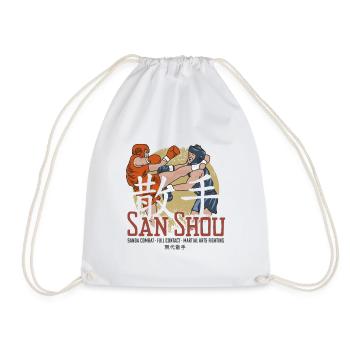 San Shou Chinese Combat Martial Arts - Sac de sport léger - blanc - Devant