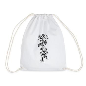 Halloween Rose Zombie Cadeau - Sac de sport léger - blanc - Devant