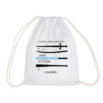 Coding Java programmeur profession cadeau - Sac de sport léger - blanc - Devant