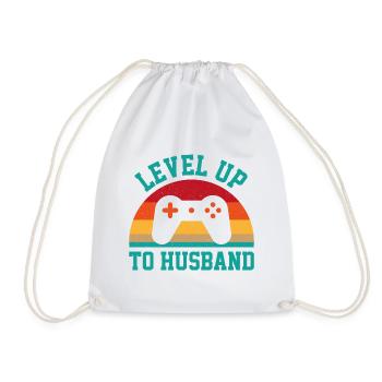 Niveau supérieur au mari Nous avons décidé de la mariée pour toujours - Sac de sport léger - blanc - Devant