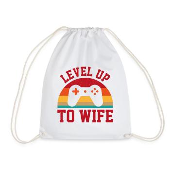Niveau supérieur à la femme, nous avons décidé pour toujours Braut - Sac de sport léger - blanc - Devant