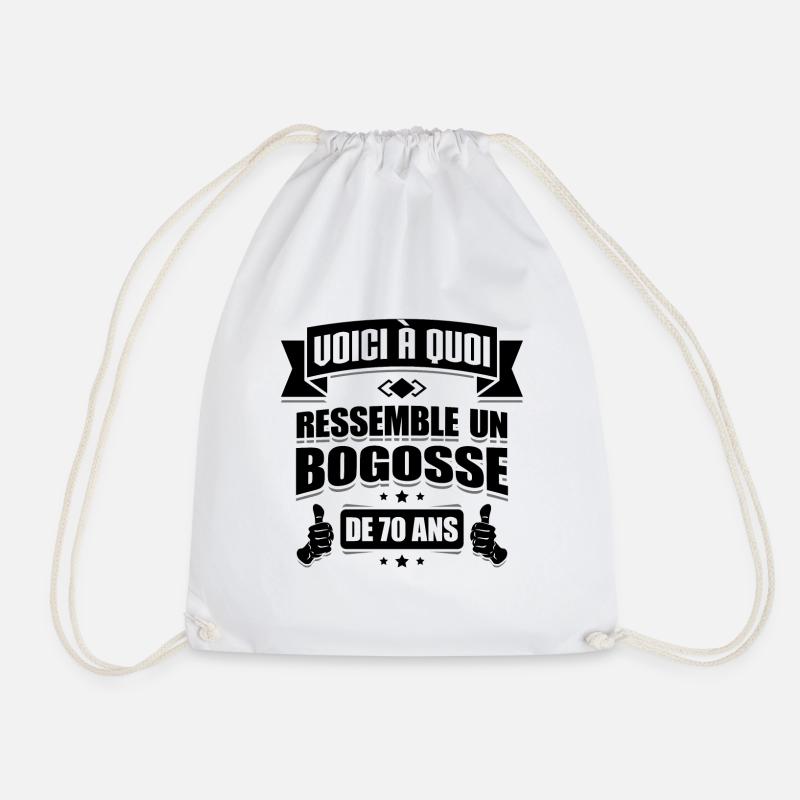 BOGOSSE DE 70 ANS - Sac de sport léger - blanc