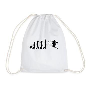 ÉVOLUTION SKI - Sac de sport léger - blanc - Devant