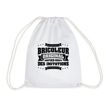BRICOLEUR ORIGINAL - Sac de sport léger - blanc - Devant