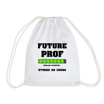 FUTURE PROF - Sac de sport léger - blanc - Devant