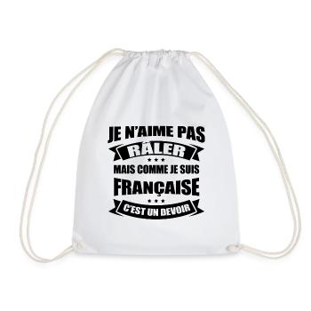 RALEUSE FRANÇAISE - Sac de sport léger - blanc - Devant