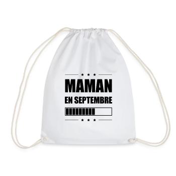 MAMAN EN SEPTEMBRE - Sac de sport léger - blanc - Devant