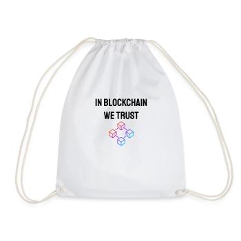 In blockchain we trust - Sac de sport léger - blanc - Devant